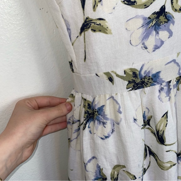 Lost + Wander Havana white floral print midi jumpsuit - Picture 9 of 15